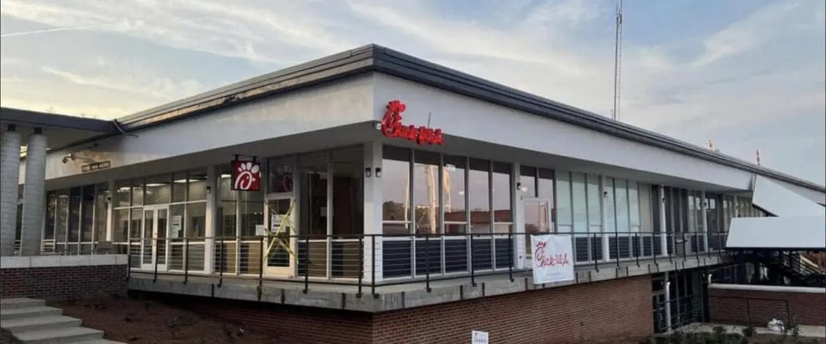 Exterior view of Chick-fil-A