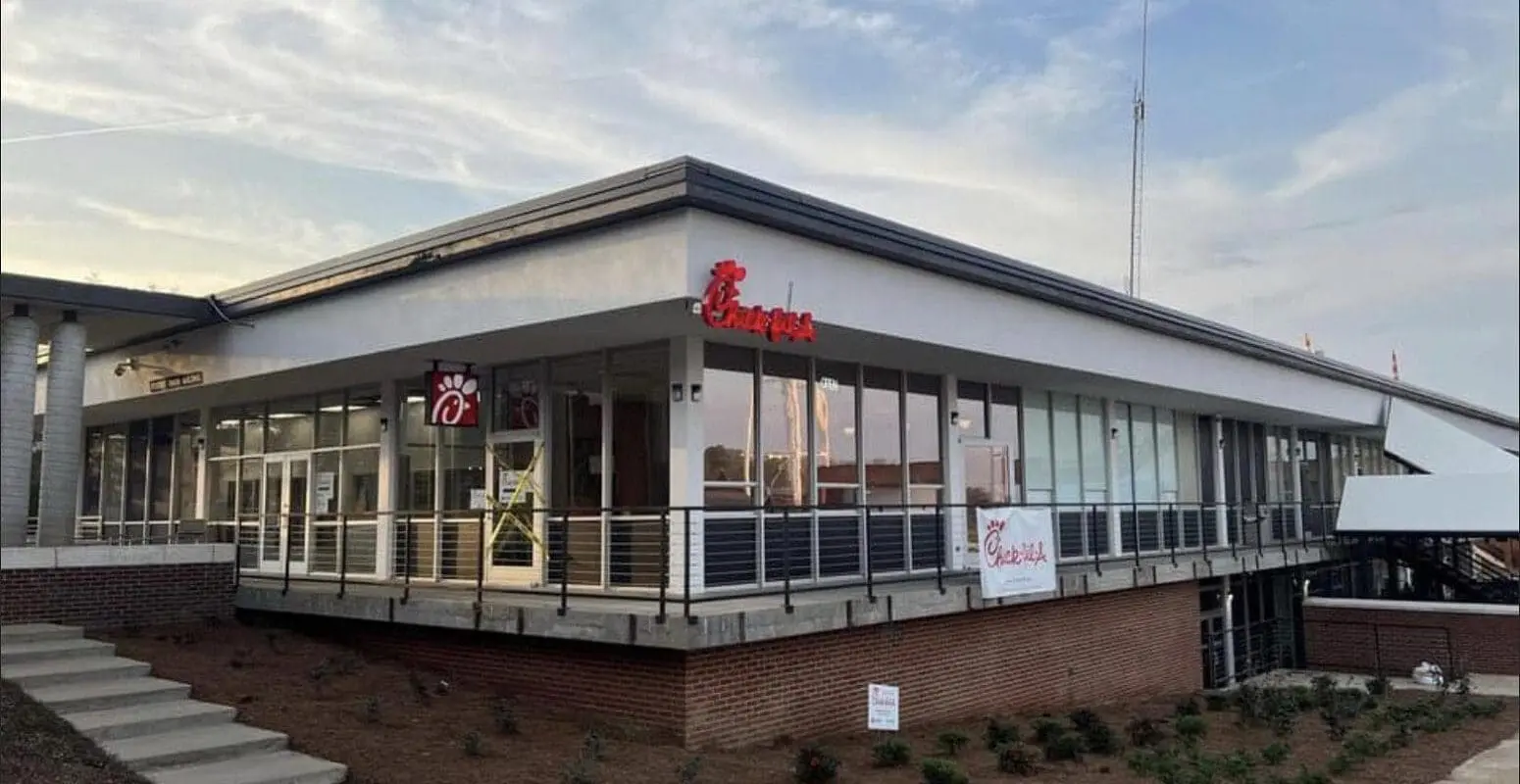 Exterior view of Chick-fil-A